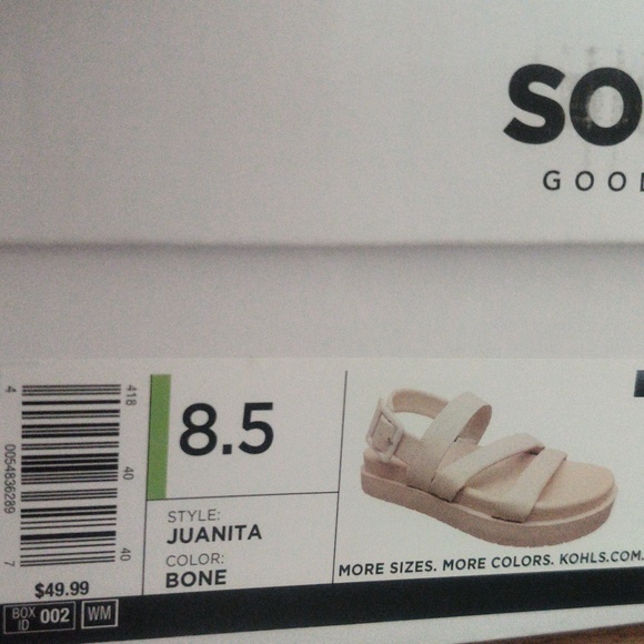 [3x$20 Shoe Sale] Ivory Straps Sandals / Size 8.5 / NWT - Picture 5 of 5